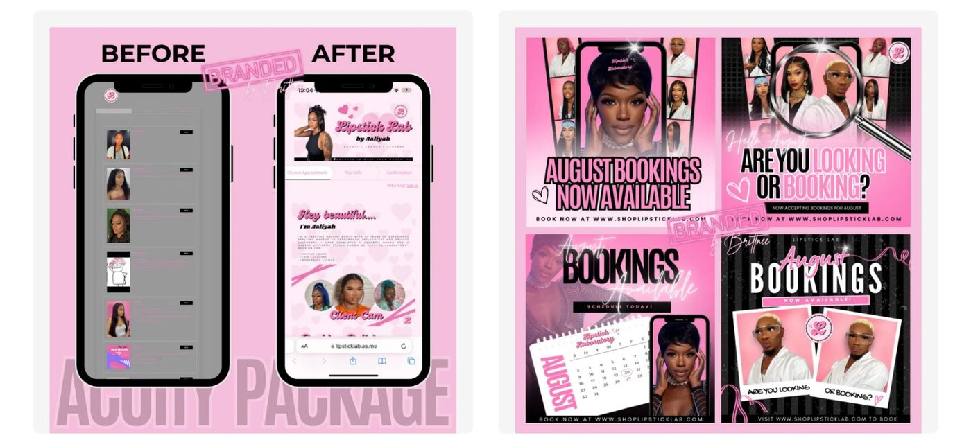 Acuity Booking Pages